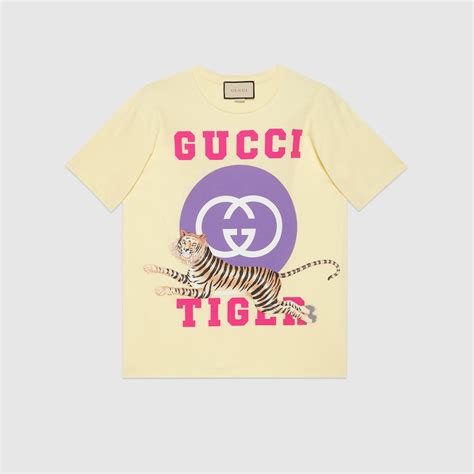 gucci tiger interlocking g t-shirt|GUCCI® US Official Site .